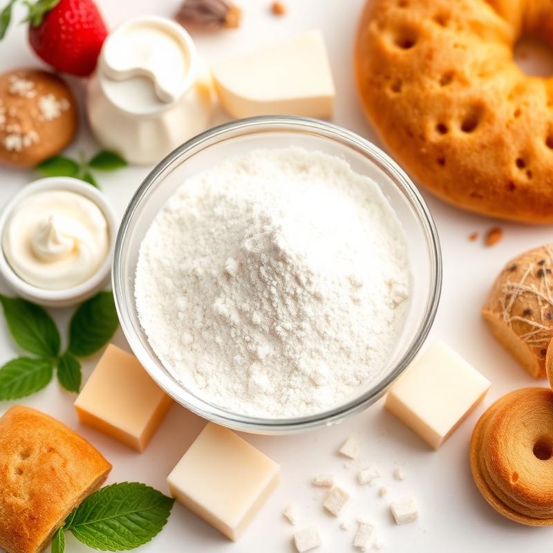 Food grade guar gum powder E412 - natural thickener for ice cream dairy bakery