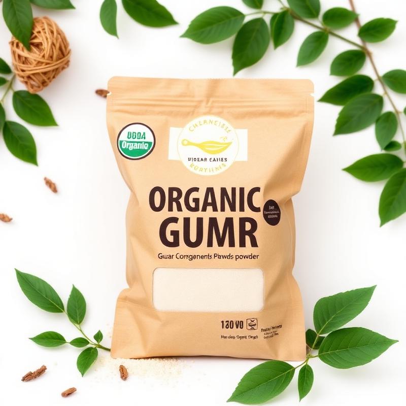 USDA organic certified guar gum powder — non-GMO clean label thickener