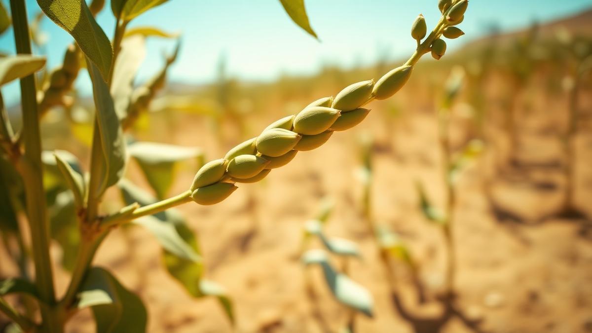 ethical guar sourcing B D Guar farmer field in Rajasthan