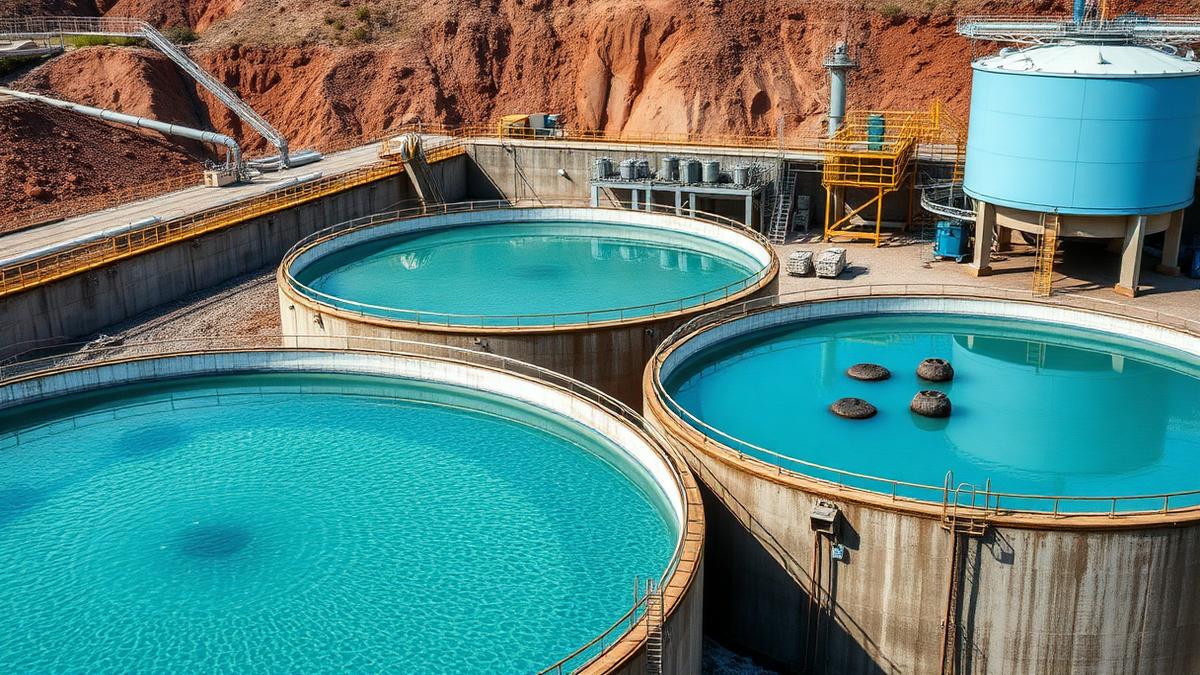 guar gum froth flotation B D Guar concentrate thickener and tailings water clarification
