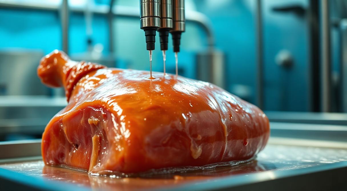 guar gum low fat meat processing B D Guar injection brine