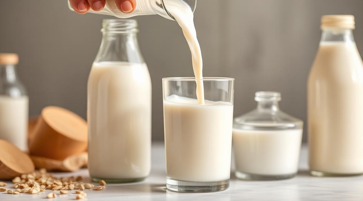 Plant based oat and almond milk stabilised with Guar Gum for B D Guar formulation guide