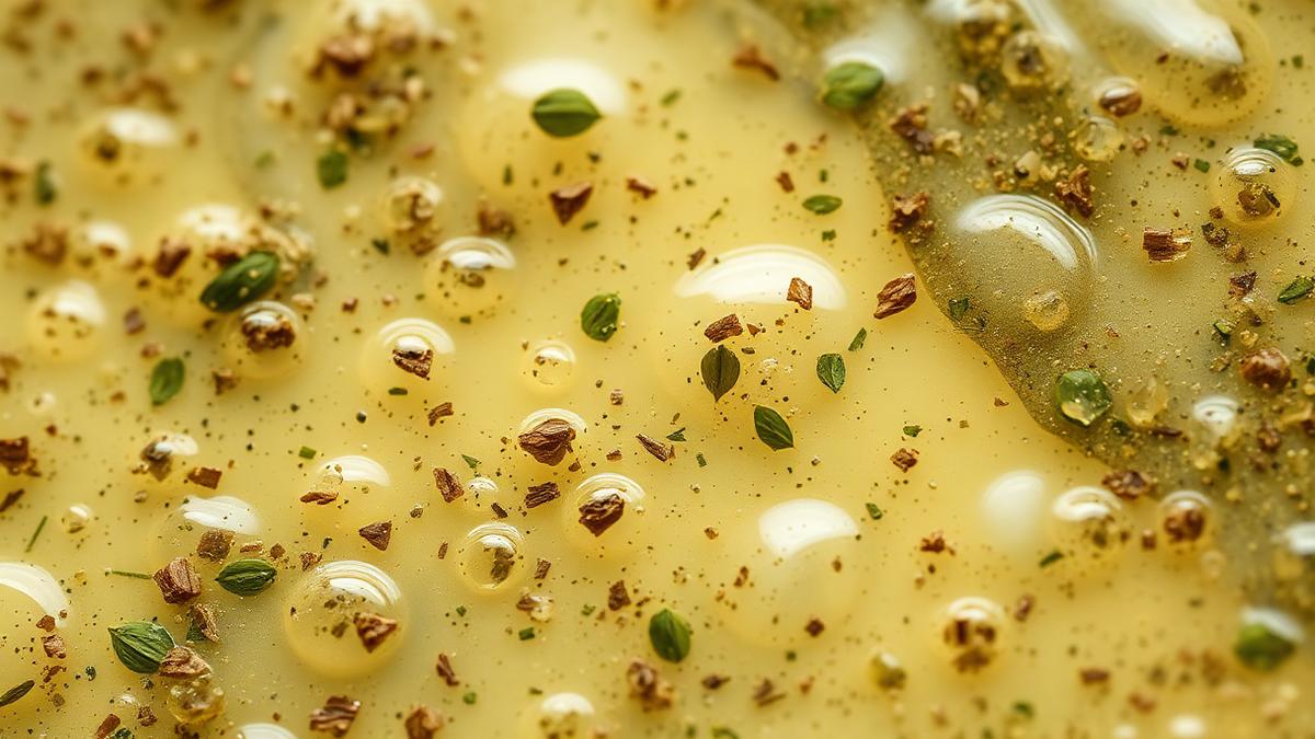 Guar Gum and xanthan gum B D Guar polymer network stabilizing salad dressing emulsion