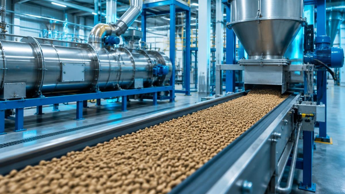 broiler feed formulation B D Guar feed mill pellet production
