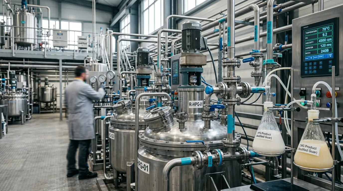 Industrial Derivatives of Guar Gum: HPG, CMG, Cationic and CMHPG