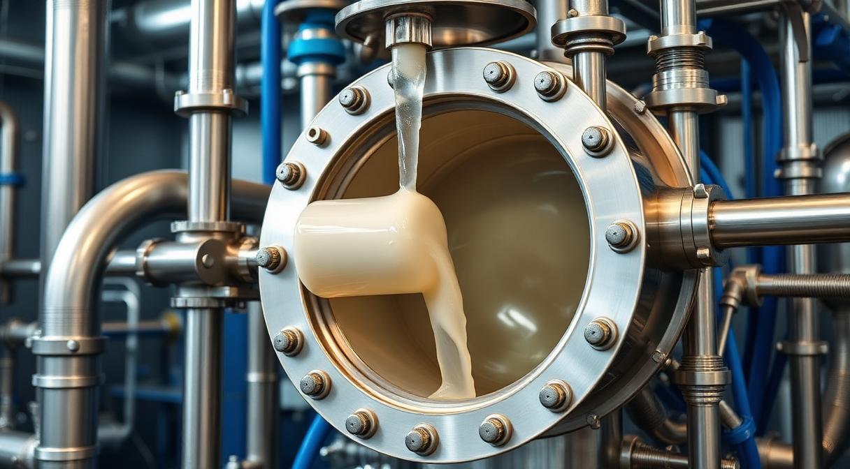 Industrial chemical reactor producing modified Guar Gum derivative for oilfield applications