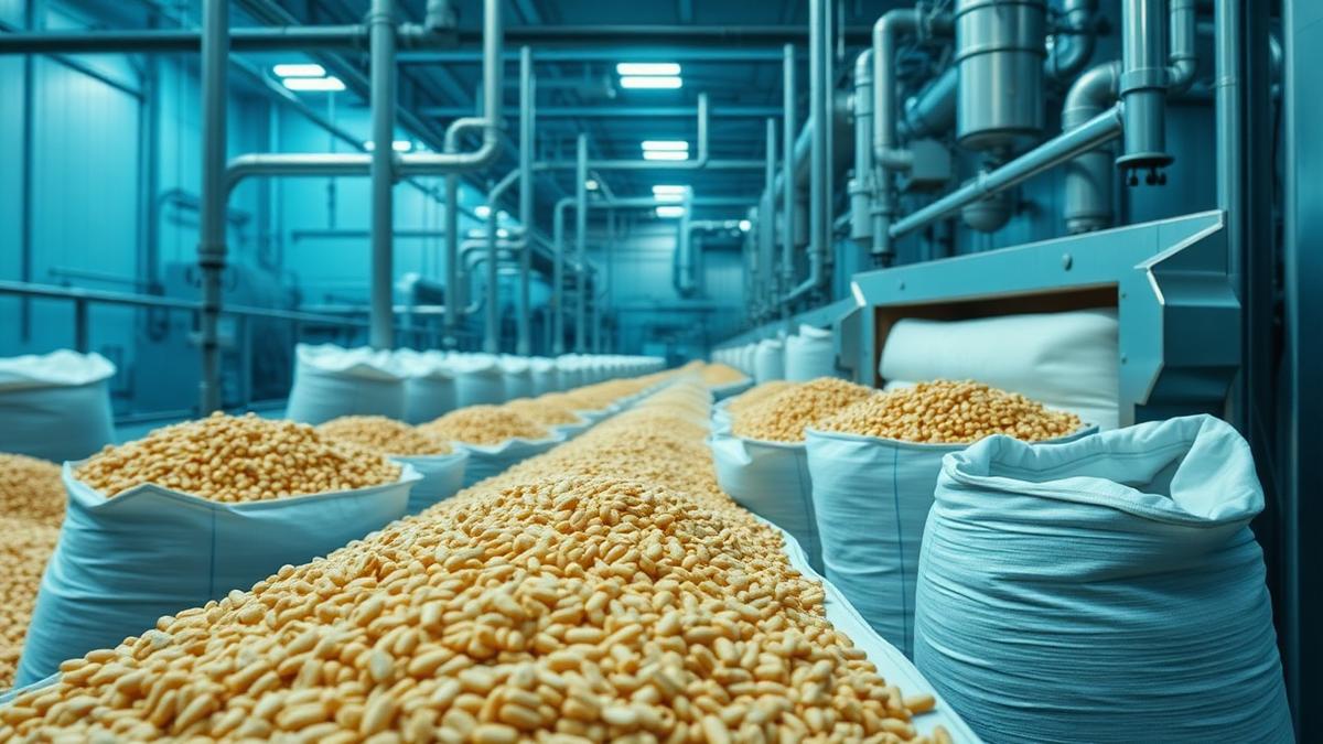 roasted guar korma B D Guar feed mill pellet production for poultry and dairy
