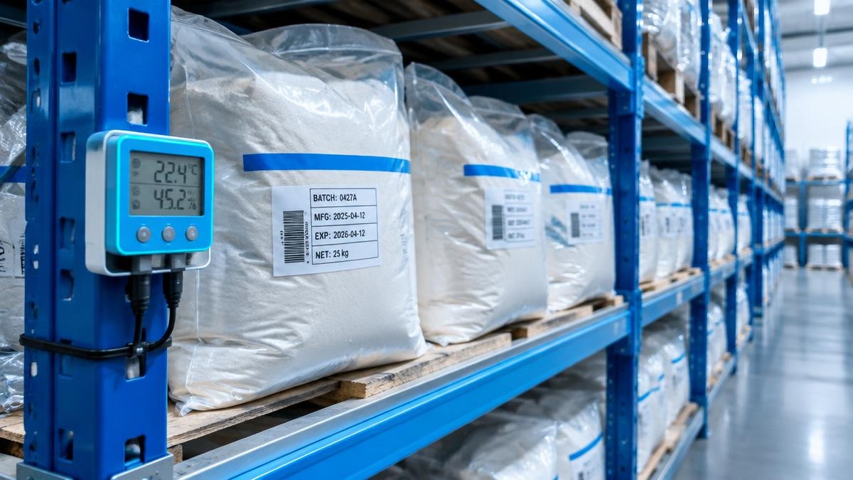 guar gum shelf life FIFO inventory B D Guar quality control