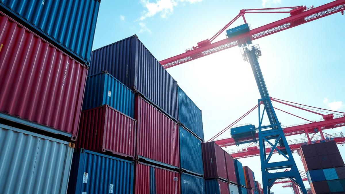 star export house sourcing B D Guar container port loading