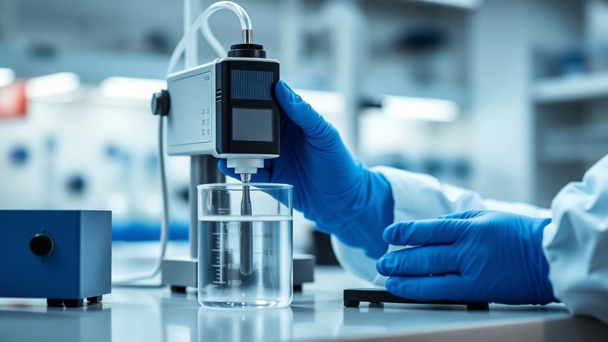 guar gum export B D Guar quality control laboratory viscosity testing