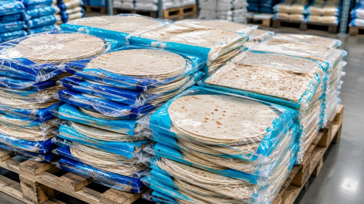 flatbread cracking prevention B D Guar packaging