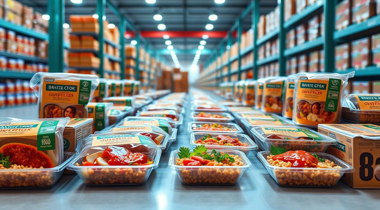 guar gum shelf life extender ready to eat meals e-commerce food packaging B D Guar