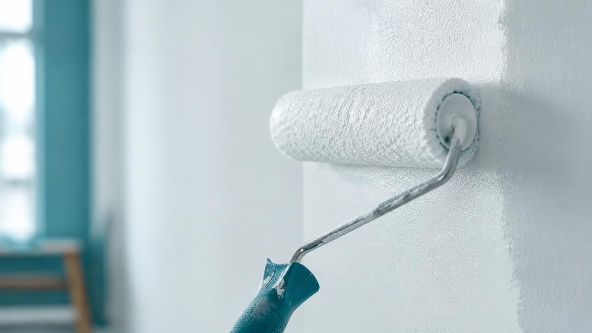 water-based paint roller application B D Guar rheology