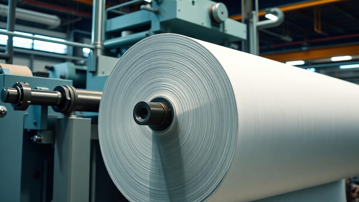 wet-end paper manufacturing B D Guar high filler loading reel of finished paper